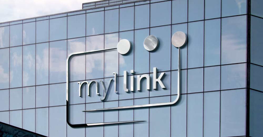 Logotype de MylLink créé par Liz à la Ligne